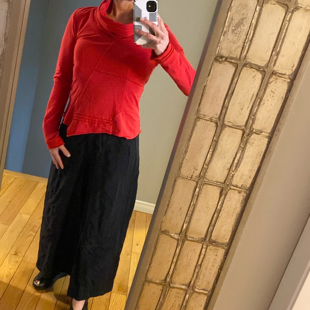 Studio Fresh original red cowl neck top